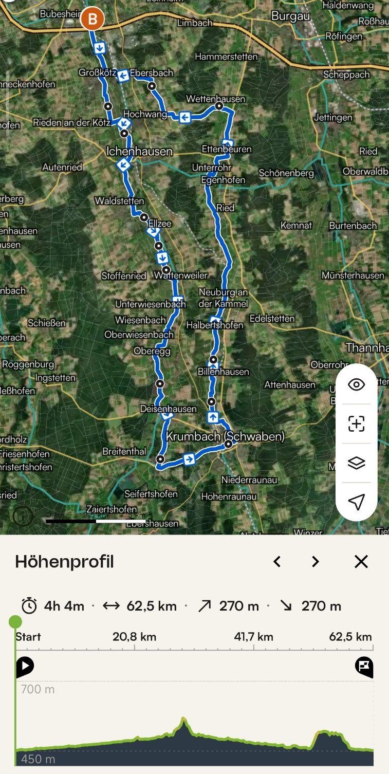 Maplibre | © Komoot | Map data © OpenStreetMap contributors